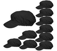 MISEMIYA - GORRO VISERA GORRO VISERA UNISEX GORRO COCINA GORRO CHEF GORRO COCINERA GORRO COCINERO - Ref.923 - Negro, Pack* 1 Pcs