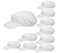 MISEMIYA - GORRO VISERA GORRO VISERA UNISEX GORRO COCINA GORRO CHEF GORRO COCINERA GORRO COCINERO - Ref.923 - Blanco, Pack* 1 Pcs