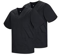 MISEMIYA - Pack 2 Pcs - Casaca Sanitario Unisex Uniformes Sanitarios Uniforme Sanitario Uniforme MEDICOS - Ref.817 * 2 - L, Negro 21