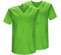 MISEMIYA - Pack 2 Pcs - Casaca Sanitario Unisex Uniformes Sanitarios Uniforme Sanitario Uniforme MEDICOS - Ref.817 * 2 - XS, Verde Manzana 21