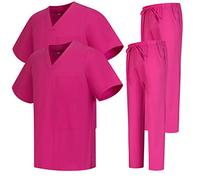 MISEMIYA - Pack * 2 Pcs - CASACA Y PANTALÓN SANITARIOS UNISEX UNIFORMES SANITARIOS MÉDICOS 2-6801-6802 - M, Fucisa 68