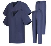 MISEMIYA - Pack * 2 Pcs - Casaca Y PANTALÓN Sanitarios Unisex Uniformes Sanitarios MÉDICOS 2-6801-6802 - XL, Gris 68