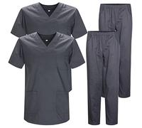 MISEMIYA - Pack * 2 Pcs - Casaca Y PANTALÓN Sanitarios Unisex Uniformes Sanitarios MÉDICOS 2-817-8312-3XL, Gris 22