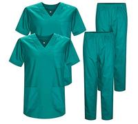 MISEMIYA - Pack * 2 Pcs - Casaca Y PANTALÓN Sanitarios Unisex Uniformes Sanitarios MÉDICOS 2-817-8312 - L, Verde 22