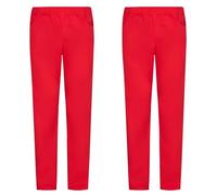 MISEMIYA - Pack 2 Pcs - PANTALÓN Sanitario Unisex - Uniforme Sanitario Uniformes MEDICOS PANTALÓN DE Trabajo - Ref.8312 * 2 pcs - XS, Rojo