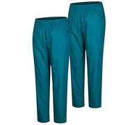 MISEMIYA - Pack 2 Pcs - PANTALÓN Sanitario Unisex - Uniforme Sanitario Uniformes MEDICOS PANTALÓN DE Trabajo - Ref.8312 * 2 pcs - XL, Verde 3B 21