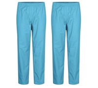 MISEMIYA - Pack 2 Pcs - PANTALÓN Sanitario Unisex - Uniforme Sanitario Uniformes MEDICOS PANTALÓN DE Trabajo - Ref.8312 * 2 pcs - XL, Cian