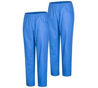 MISEMIYA - Pack 2 Pcs - PANTALÓN Sanitario Unisex - Uniforme Sanitario Uniformes MEDICOS PANTALÓN DE Trabajo - Ref.8312 * 2 pcs - S, Celeste 21