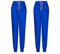 MISEMIYA - Pack 2 Pcs - PANTALÓN Sanitario Unisex - Uniforme Sanitario Uniformes MEDICOS PANTALÓN DE Trabajo 8316 - M, Azul Royal