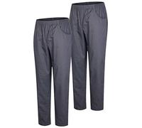 MISEMIYA - Pack 2 Pcs - PANTALÓN Sanitario Unisex - Uniforme Sanitario Uniformes MEDICOS PANTALÓN DE Trabajo - Ref.8312 * 2 pcs - 3XL, Gris 21