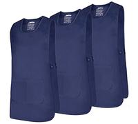 MISEMIYA Pcs-Apron Cleaning 868 Pack 3 Pzas-Delantal Limpieza 868, Navy Blue, M (Pack de 3) Unisex Adulto