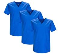 MISEMIYA - Pack 3 Pcs - Casaca Sanitario Unisex Uniformes Sanitarios Uniforme Sanitario Uniforme MEDICOS - XS, Azul Royal 21