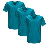MISEMIYA - Pack 3 Pcs - Casaca Sanitario Unisex Uniformes Sanitarios Uniforme Sanitario Uniforme MEDICOS - M, Verde 3B 21