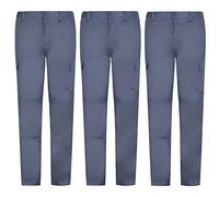 MISEMIYA - Pack 3 Pcs - PANTALÓN Hombre DE Trabajo MULTIBOLSILLO Uniforme Laboral Industrial Taller MECÁNICO Ref.9100-38, Gris