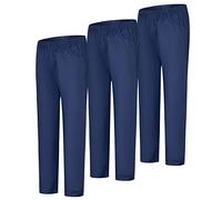 MISEMIYA - Pack 3 Pcs - PANTALÓN Sanitario Unisex - Uniforme Sanitario Uniformes MEDICOS PANTALÓN DE Trabajo - 3XL, Azul Marino 21