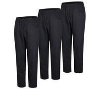 MISEMIYA - Pack 3 Pcs - PANTALÓN Sanitario Unisex - Uniforme Sanitario Uniformes MEDICOS PANTALÓN DE Trabajo - 3XL, Negro 21