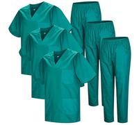 MISEMIYA - Pack * 3 Pcs - Uniforme Sanitario Unisex Uniformes Sanitarios MÉDICOS Conjuntos Sanitarios 3-817-8312 - XXL, Verde 22