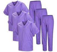 MISEMIYA - Pack * 3 Pcs - Uniforme Sanitario Unisex Uniformes Sanitarios MÉDICOS Conjuntos Sanitarios 3-817-8312 - XS, Lila 22
