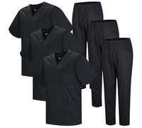 MISEMIYA - Pack * 3 Pcs - Uniforme Sanitario Unisex Uniformes Sanitarios MÉDICOS Conjuntos Sanitarios 3-817-8312 - L, Negro 22