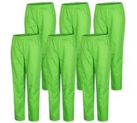 MISEMIYA - Pack 6 Pcs - PANTALÓN Sanitarios Unisex Cintura ELÁSTICA UNIFORMEES Sanitarios Uniformes MEDICOS UNFIROMES - M, Verde Manza