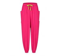 MISEMIYA Pantalón Médico Unisex Elástico con Puños 7969, Bolsillos Laterales y Cremallera (94% Poliéster, 6% Spandex) - Fucsia - M
