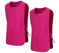 MISEMIYA - Paquete 2 Unidades - Delantal Limpieza Uniforme Laboral CLINICA MÉDICOS Limpieza Veterinaria 2-3301 - XL, Fucisa 68