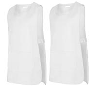 MISEMIYA - Paquete 2 Unidades - Delantal Limpieza Uniforme Laboral CLINICA MÉDICOS Limpieza Veterinaria Sanitarios HOSTELERÍA- Ref.868 - XL, Blanco 21