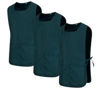 MISEMIYA - Paquete 3 Unidades - Delantal Limpieza Uniforme Laboral CLINICA MÉDICOS Limpieza Veterinaria 3-3301 - L, Verde 68