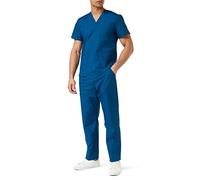 MISEMIYA - Pijama Sanitario (Antilejía y No Destiñe) Conjuntos Uniformes Sanitarios Unisex - Uniformes Medicos 6801-6802 - M, Azul Marino 68