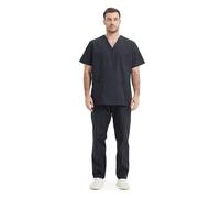 MISEMIYA - Pijama Sanitario (Antilejía y No Destiñe) Conjuntos Uniformes Sanitarios Unisex - Uniformes Medicos 6801-6802 - XS, Negro 68