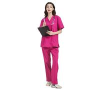 MISEMIYA - Pijama Sanitario (Antilejía y No Destiñe) Conjuntos Uniformes Sanitarios Unisex - Uniformes Medicos 6801-6802 - M, Fucisa 68