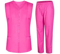 MISEMIYA - Uniforme Sanitario Mujer - Camisa Y PANTALÓN Sanitario para Mujer - Ropa de Trabajo para Mujer 818-8312 - XS, Fucisa 68