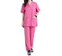 MISEMIYA - Uniformes Sanitario Unisex Uniformes Sanitarios MÉDICOS Conjuntos Sanitarios BZ-817-8312 - 4XL, Fucsia 21