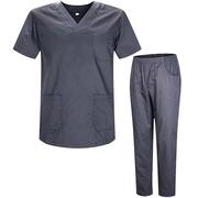 MISEMIYA - Uniformes Sanitario Unisex Uniformes Sanitarios MÉDICOS Conjuntos Sanitarios BZ-817-8312 - 4XL, Gris 21