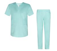 MISEMIYA - Uniformes Sanitario Unisex Uniformes Sanitarios MÉDICOS Conjuntos Sanitarios BZ-817-8312 - M, Turquesa