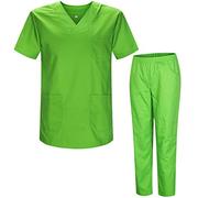 MISEMIYA - Uniformes Sanitario Unisex Uniformes Sanitarios MÉDICOS Conjuntos Sanitarios BZ-817-8312 - XS, Verde Manzana 21