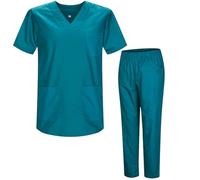 MISEMIYA Uniforms Scrub Set Bz-817-8312 Exfoliantes médicos, Verde 3b 21, 4XL Unisex Adulto