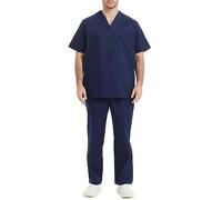 Misemiya Uniforms Unisex Scrub Set BZ-817-8312 Conjunto de Trabajo, Azul Marino 21, XX-Large Adulto