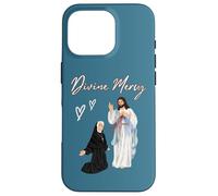 Misericordioso Jesús y Santa Faustina Dibujos Animados Divina Misericordia Carcasa para iPhone 16 Pro