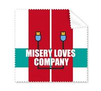 Misery Loves Company Art Deco regalo de moda paño de limpieza de pantalla de teléfono limpiador de gafas 5 piezas