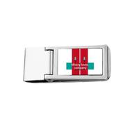 Misery Loves Company - Cartera de bolsillo con clip para dinero de acero inoxidable