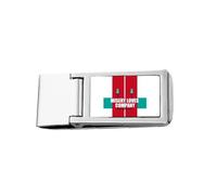 Misery Loves Company - Cartera de bolsillo con clip para dinero de acero inoxidable