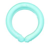 MISETA Anillo de hielo para el cuello, alivio del dolor calmante para el dolor de cuello, almohadilla de gel reutilizable para hinchazón, lesiones dolores de cabeza (color: azul)