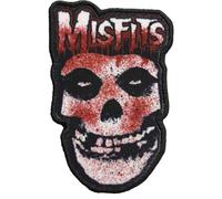 Misfits, misfits, calavera de goteo de sangre, parche impreso, parche