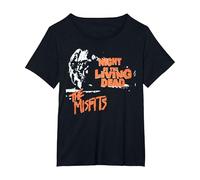Misfits Night of The Living Dead Camiseta, Mujer Tallas Grandes, Negro, 3XL Grande