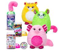 Basic Fun Misfittens Peluches coleccionables con Sorpresa - Misfittens Gemstones, Gatitos, Gatos de Peluche Rellenos, Peludo Juguete Sorpresa para niñas y niños de a Partir de 3 años