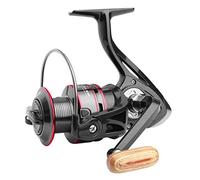 MisFox Carretes de Pesca 12BB Rodamientos de Bolas Carrete Spinning Anti-Reversa Trolling Carrete de Carpa para Pesca Agua Salada de Agua Dulce