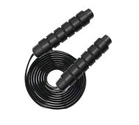 MisFox Cuerda de Saltar, Ajustable Combas de Fitness Sin Enredos con Rodamientos de Bolas & Mango de Suave, Cuerda Ajustable Libre para Fitness, Double Unders, Crossfit, Gym