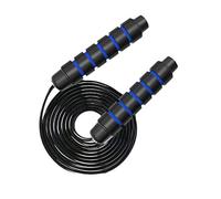 MisFox Cuerda de Saltar, Ajustable Combas de Fitness Sin Enredos con Rodamientos de Bolas & Mango de Suave, Cuerda Ajustable Libre para Fitness, Double Unders, Crossfit, Gym
