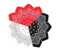 MisFun 12 Piezas Bandana, Pañuelo Cabeza, Bufanda de Algodón Paisley, Pañuelo Pirata, Hip Hop Pañuelo Cuadrado, Pañuelos Cabeza Mujer, para Cuello, Cabeza, Muñeca, Deporte, Unisex